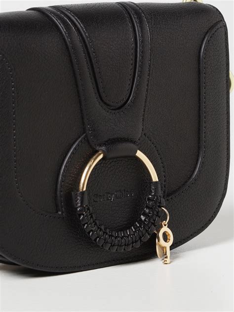 chloe bags black|chloe black bag with strap.